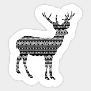 deer pattern Sticker